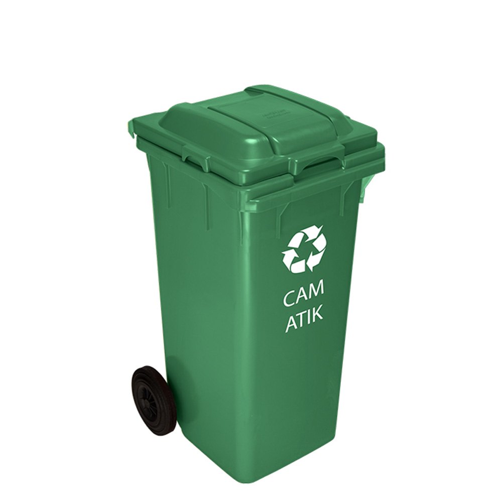 Cam Geri Dönüşümü İçin İdeal: 120 Litre Yeşil Konteyner (ÇK-120)